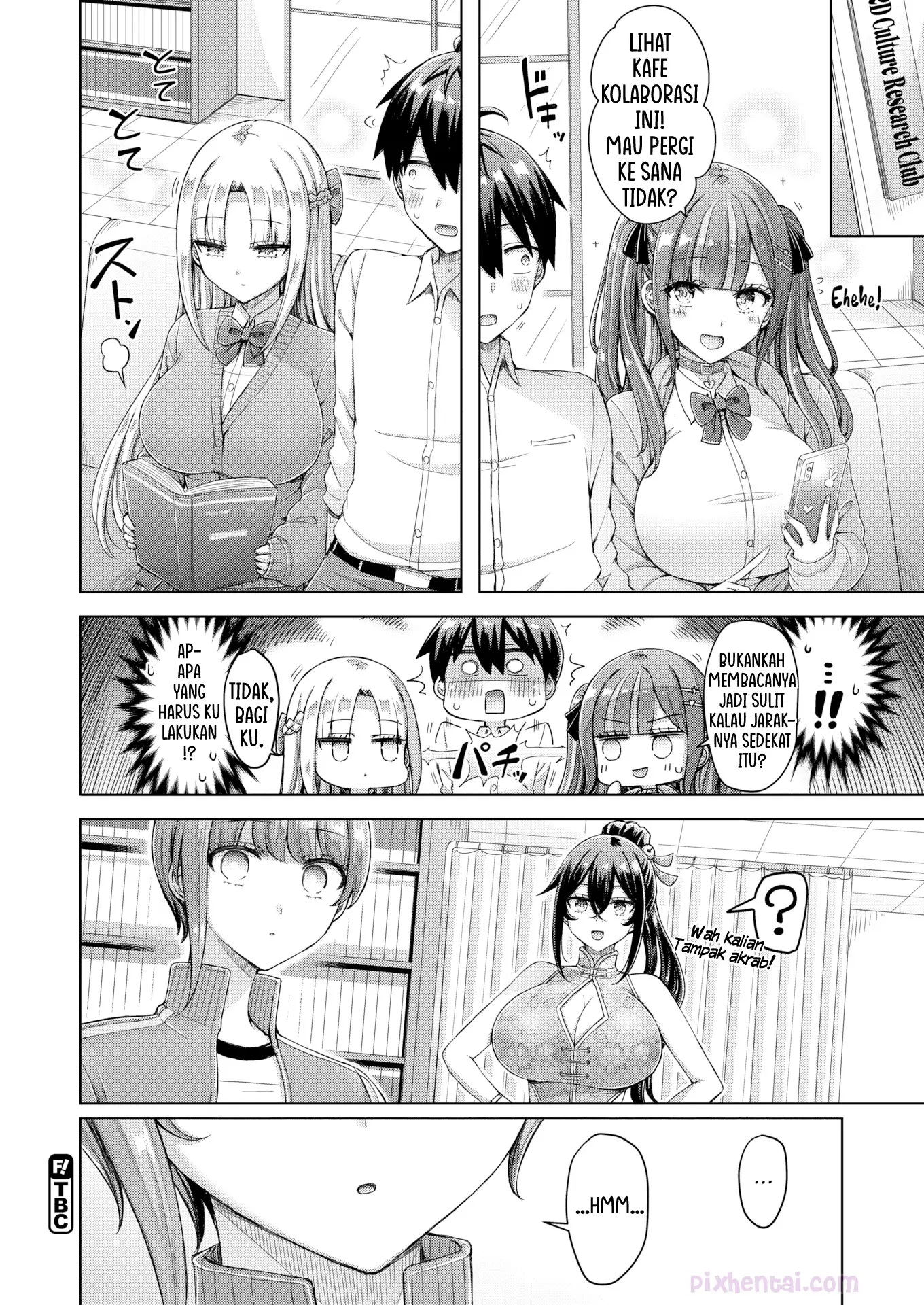 Komik hentai xxx manga sex bokep Tenkou saki ga moto joshi kou de mainichi haaremu sugiru ken 22